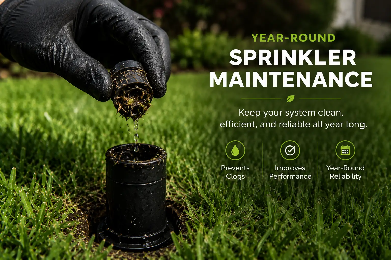Routine sprinkler system maintenance in Oakland, CA